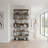7-tier Open Back Bookcase With Mdf Wood Finish And Metal Frame