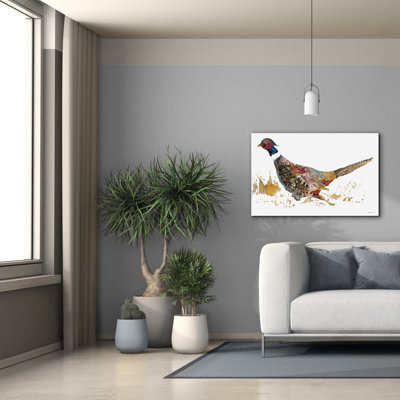  «Pheasant 2» par Stellar Design Studio, art mural sur toile, 40 po x 26 po
