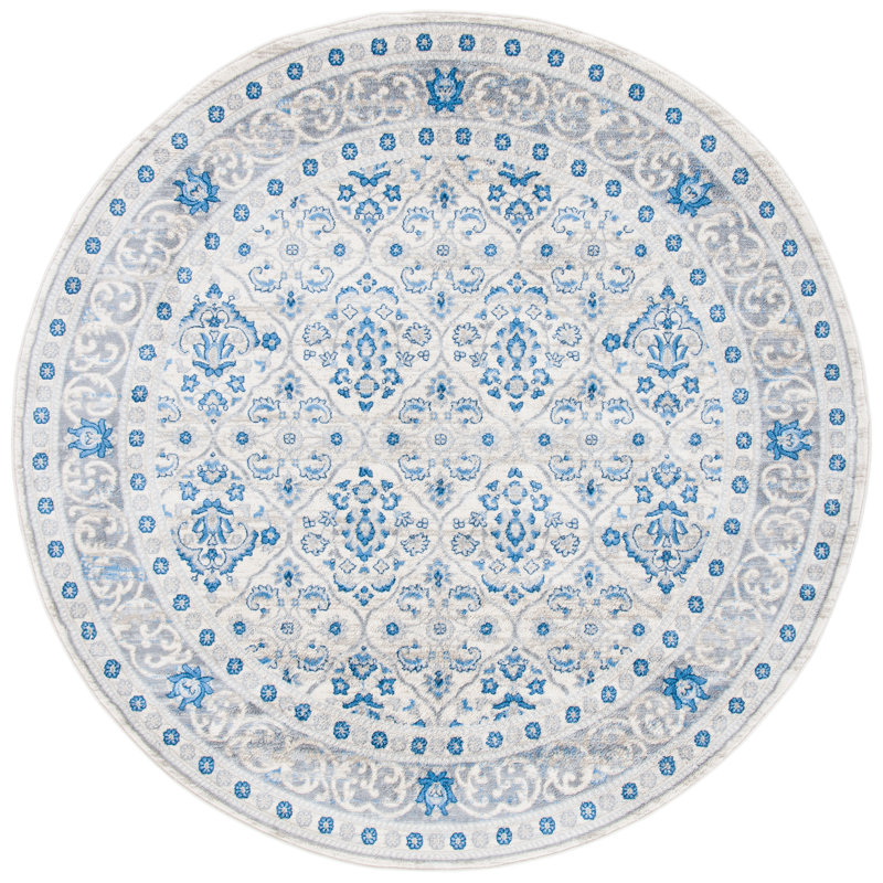 Ahsan Performance Oriental Rug, Round 6'7"