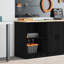 Solid Wood Single Storage Cabinet ( 85cm H x 60cm W x 51cm D)-1926058467