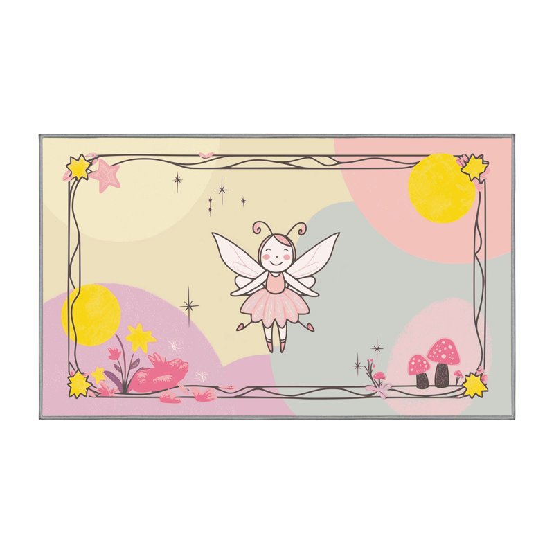 Tapis fantaisie East Urban Home, Rectangle 4pi x 6 pi