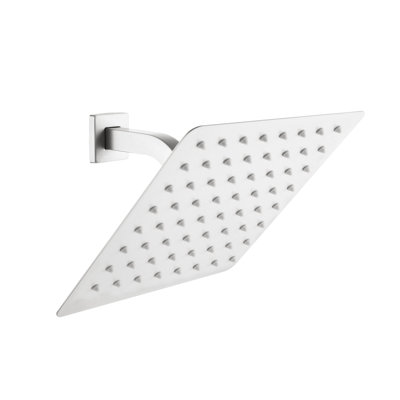 Ultra-thin 304 Stainless Steel Rainfall Shower Head - High Waterfall With Self Nozzles, Full Body Protection, Easy Installation Method, Terrific Showering Moment Simple Steps,