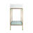 Pierre 24" Open Shelf Gold Frame Freestanding Bathroom Vanity with Sink Top-59097696