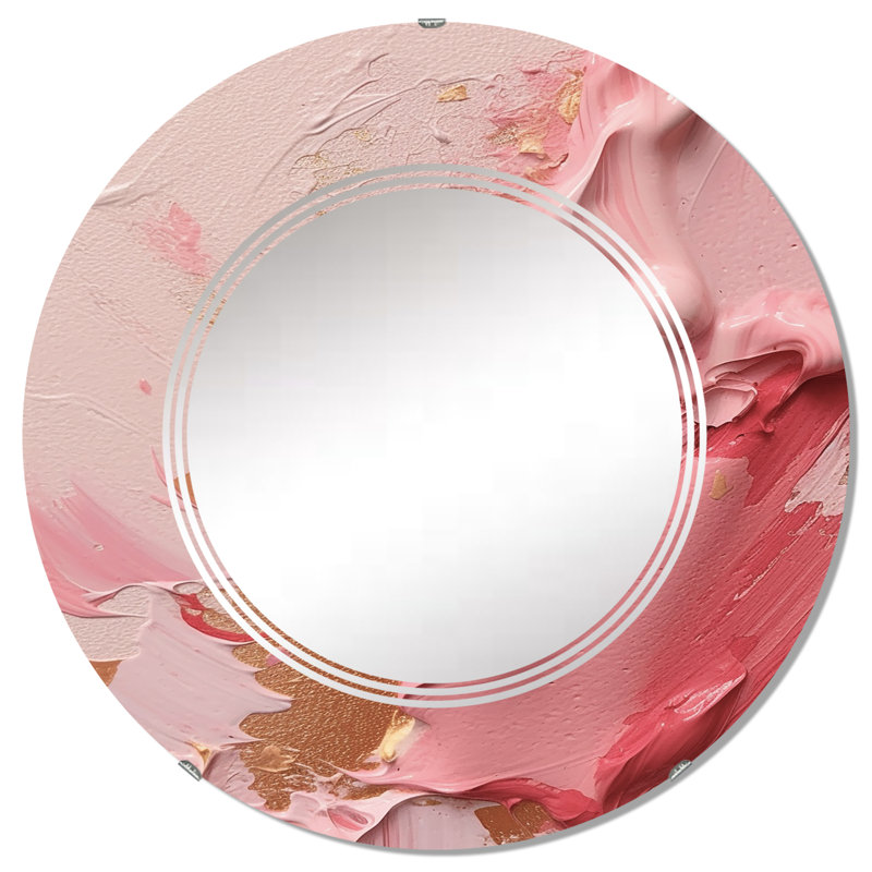 Miroir mural rond Geaux, 32 po x 32 po