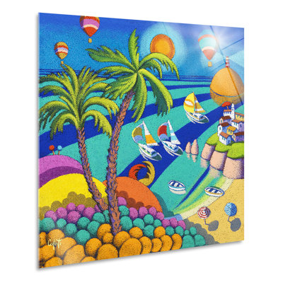 Summer Landscape by Stefano Calisti - No Frame Painting on Plastic / Acrylic