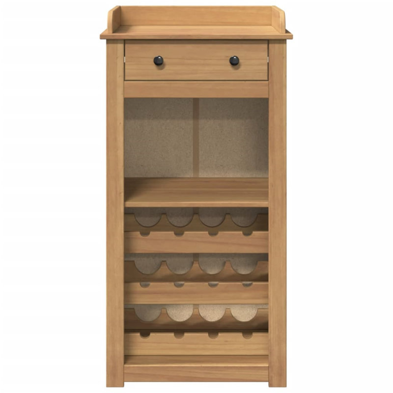 Bueno Floor Wine Bottle Rack Brown