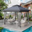 Pop Up Canopy Tent with Mosquito Netting, Outdoor Waterproof UV Shelter, Adjustable Height Gazebo, Wheeled Carry Bag, Portable Event Tent for Garden, Backyard, Deck, Parties