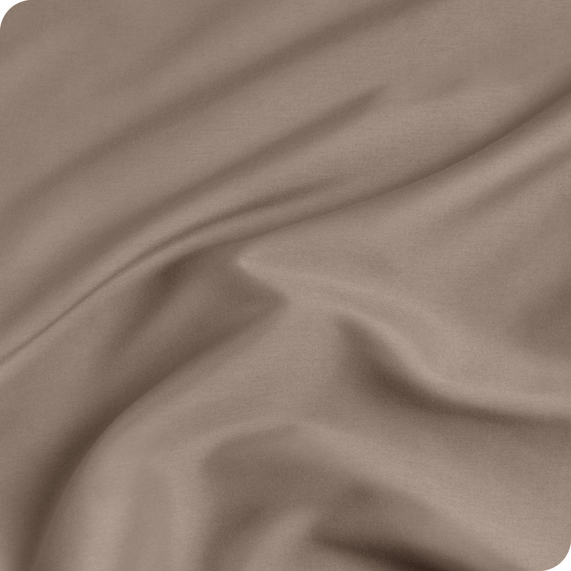 Extra Deep Microfiber Fitted Sheet, Full Fitted Sheet, Taupe