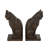 Cole And Grey Resin Frowning Cat Decorative Bookends With Copper Accents