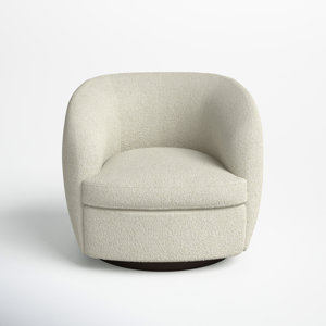 Joss & Main Marcy Upholstered Swivel Barrel Chair & Reviews | Wayfair