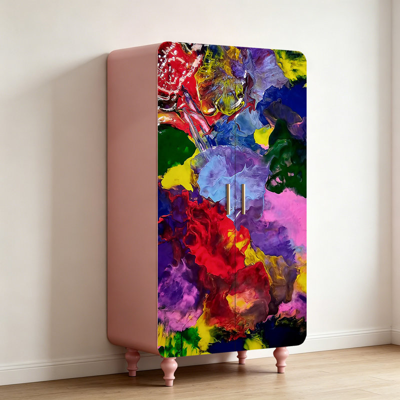 Creative household bedroom wardrobe