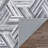 Geometric Grey Black Non Skid Performance Area Rug-825189675