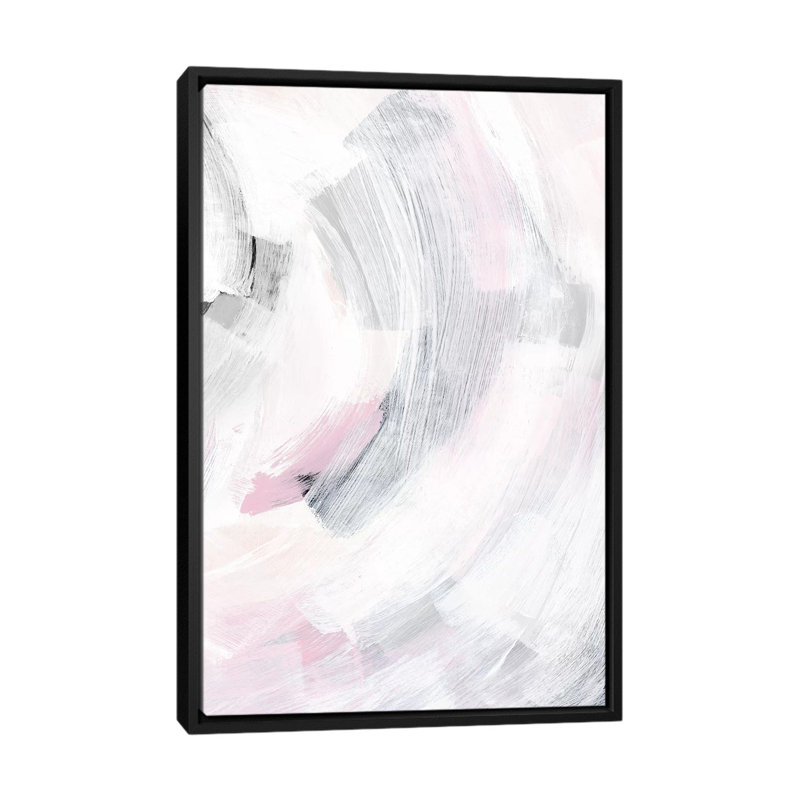 «Neutral Breeze II» par PI Studio - impression sur toile tendue, H 26 po x l 18 po x P 1,5 po, Toile avec cadre noir