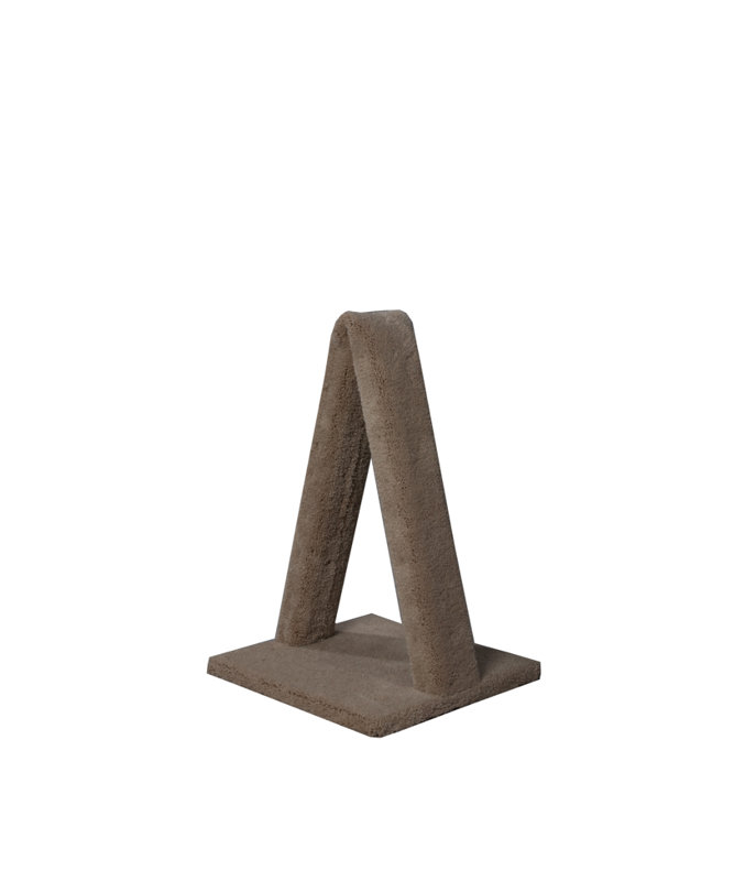 23" Mitzel Carpeted A-Frame Scratching Post