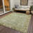 Machine Washable Indoor/Outdoor Xhevrie Sage Rug-801695845