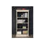 Castle 175cm H x 85cm W Solid Wood Etagere Bookcase