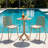 Zora Outdoor 3-Piece Plastic Bistro Dining Set-124928186