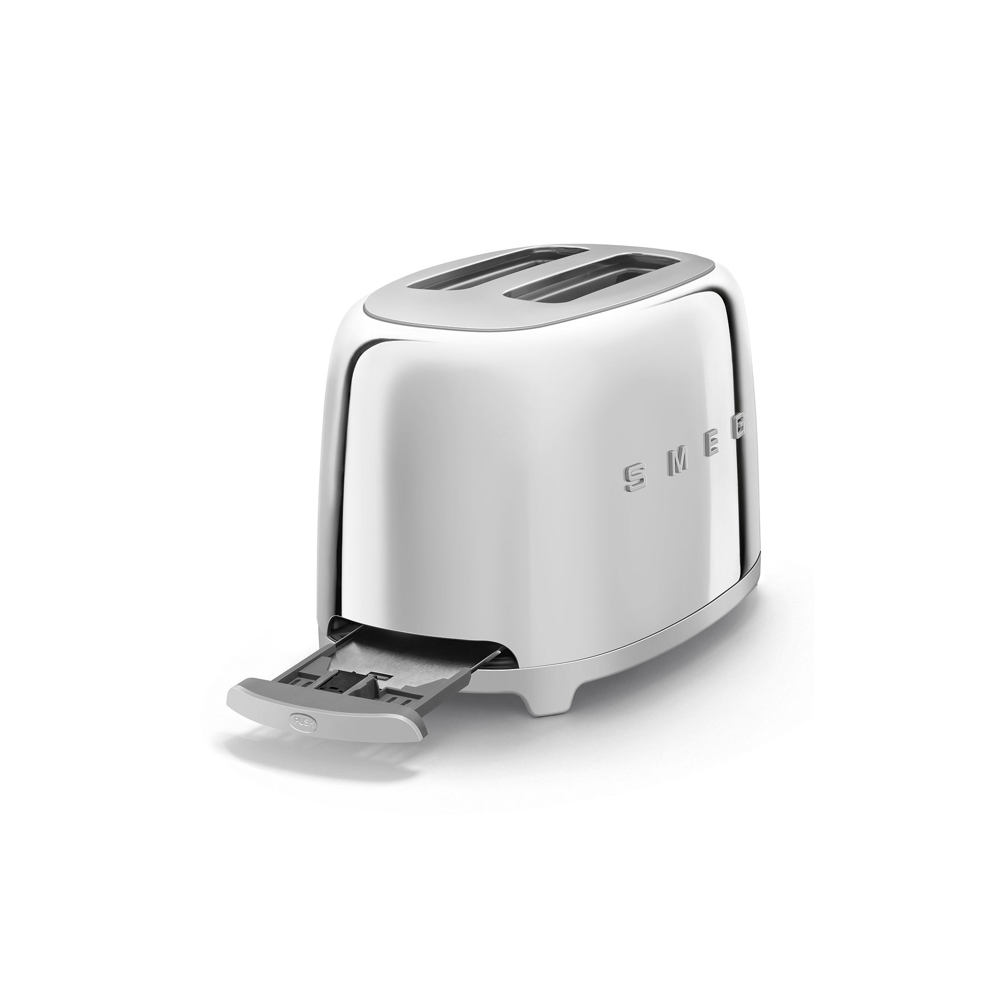 SMEG 50's Retro Style 2 Slice Toaster, Chrome