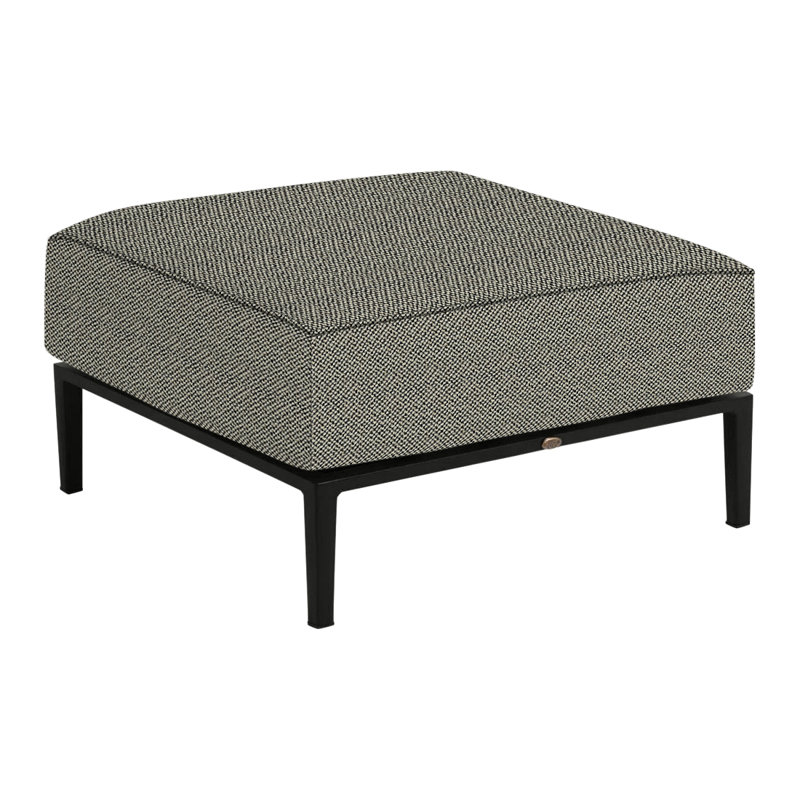 Repose-pieds Havana, Intermix écorce, Chalk/Natural Cane, No welt/Standard fill