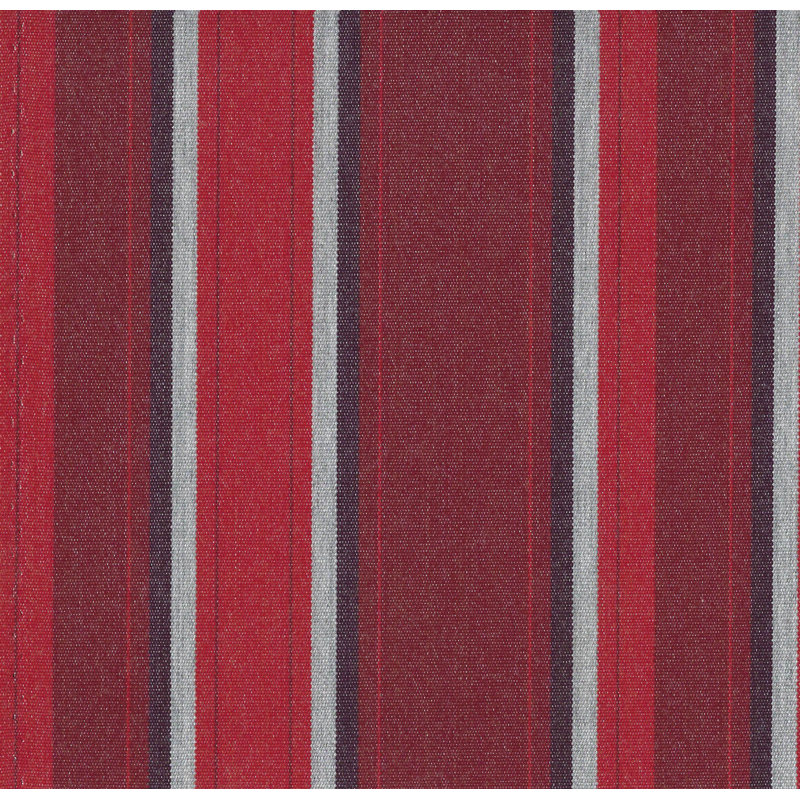 Kuester Outdoor 4'' Replacement Cushion Set Seat Cushion, Red Stripe, Twin