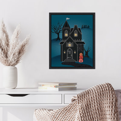 Impression sur toile encadrée Hometown Halloween II par Softshell Studio