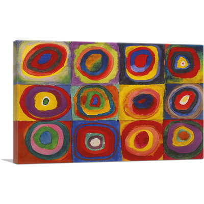 " Color Study - Squares With Concentric Circles 1913 " by Wassily Kandinsky