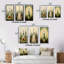 «Green Native Tipi Serenity In Nature», 3 pièces sur toile-1579907855-1579907852