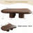 48.4" Walnut Cloud Coffee Table