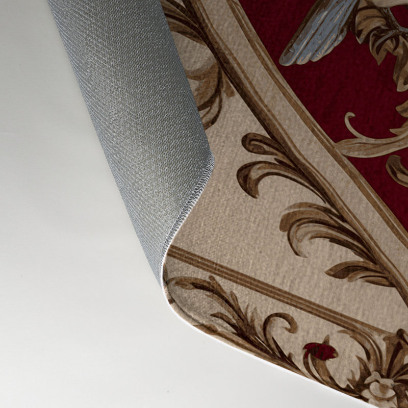 Tapis d'intérieur et d'extérieur brun français, Rectangulaire 3 pi x 5 pi