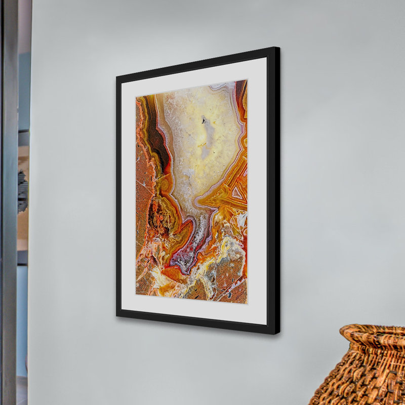 Ammolite - Cadre photo, impression sur papier, H 45 po x l 30 po x P 1,5 po