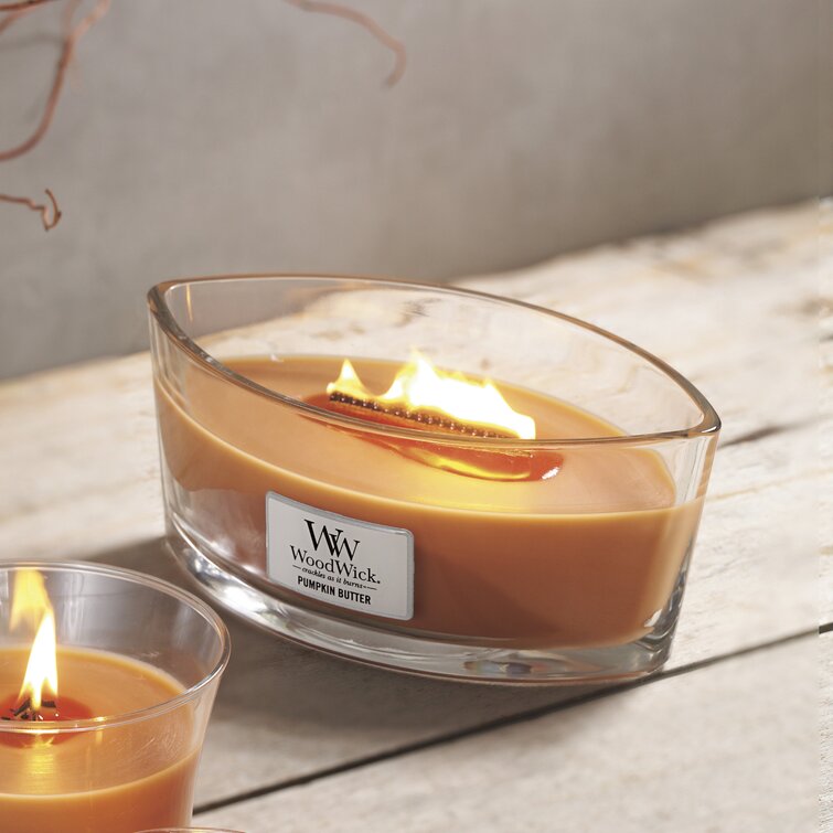 DW HOME PUMPKIN BUTTER CANDLE TINDER FLAME WOODEN WICK