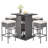 Marciel Bar Set with Stools