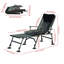 Chaise de camping avec repose-pieds amovible