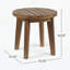 Table d'appoint d'extérieur en bois d'acacia-493904315