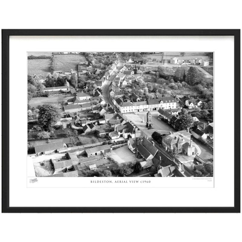Bildeston, Aerial View C1960 - Single Picture Frame Print, 28cm H x 36cm W x 2.3cm D