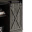 Armoire avec porte coulissante en gris foncé-412789515