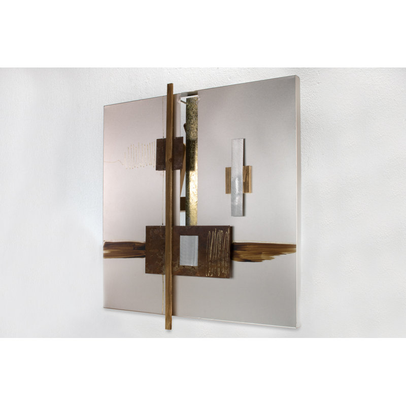 Handmade Modern Abstract Wall Decor on Metal
