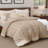 Bedsure Tufted Embroidery All-Season Microfiber Comforter Set-127326819-110508885