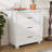 34.4" H 3-Drawer Dresser With Solid Wood Feet-1557935178