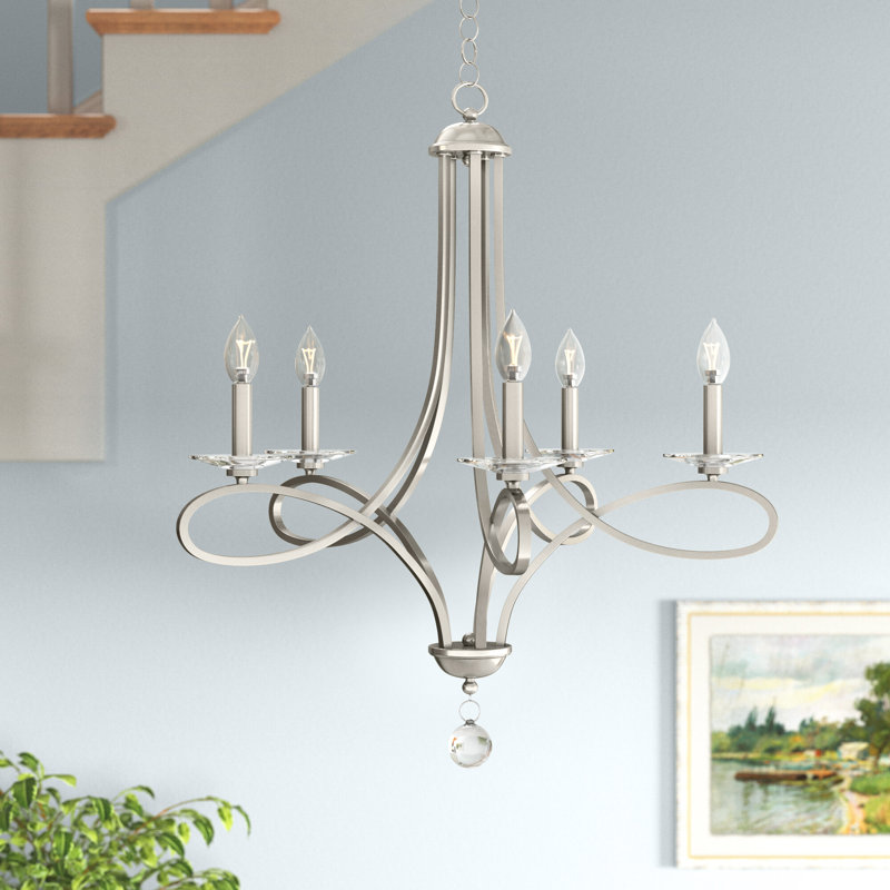 Marybel 5 - Light Candle Style Classic/Traditional Chandelier