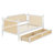 Traditional Rattan Daybed with Storage Drawers-799102213