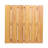 Wood Side Table In Rustic Flair With Slat Ornament, 19.78"x19.78"x18.46", Style Accent,