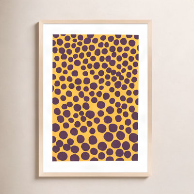 Navi " Maroon On Pumpkin " by Michela Sorrentino Painting Print