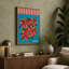 Poinsettia Festive Cluster Botanical 1 Piece Wrapped Canvas Wall Art-591583168-591583182