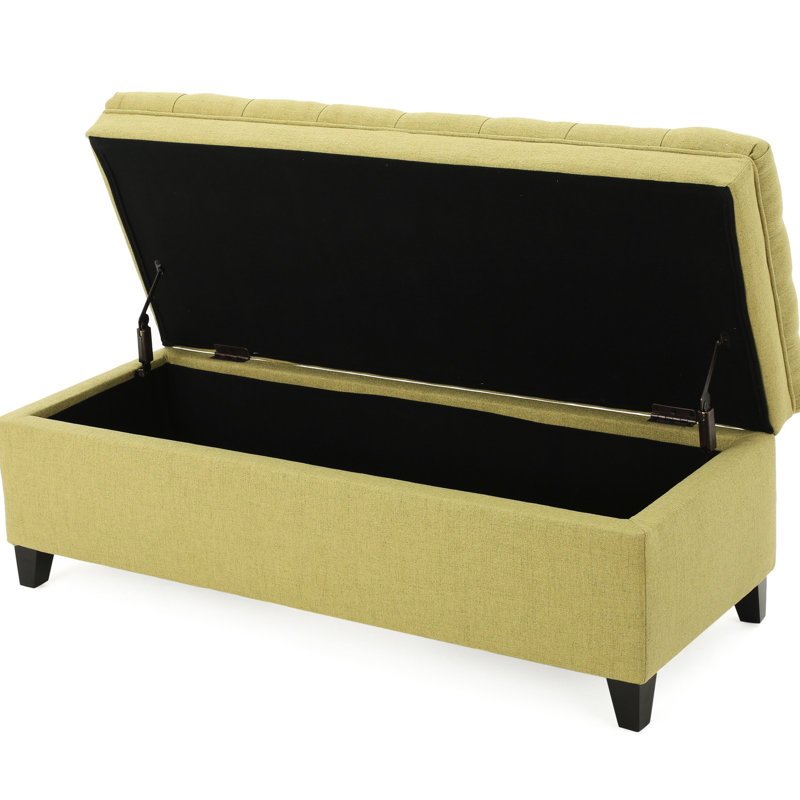 OTTOMAN DE RANGEMENT JULiana, Vert