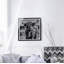 Hair Over Face - Single Picture Frame Print-405462934