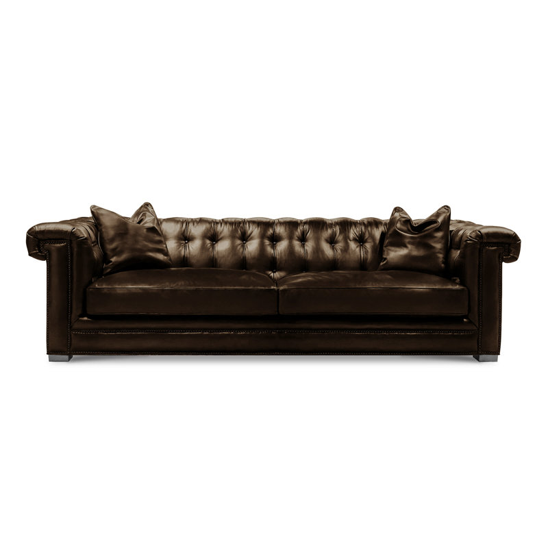 Surrey Leather Sofa, Saddle (Maestro Artisano), Nutmeg