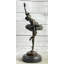 Sculpture de ballerine danseuse de ballet en bronze, art original sur base de marbre