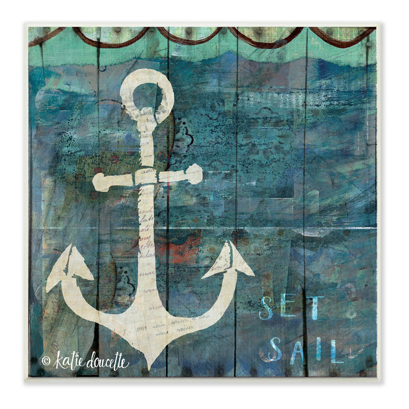 "Coastal Anchor", impression sur plaque