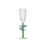 Botanica - Optical Flute Light Blue Flower 5.4 Oz